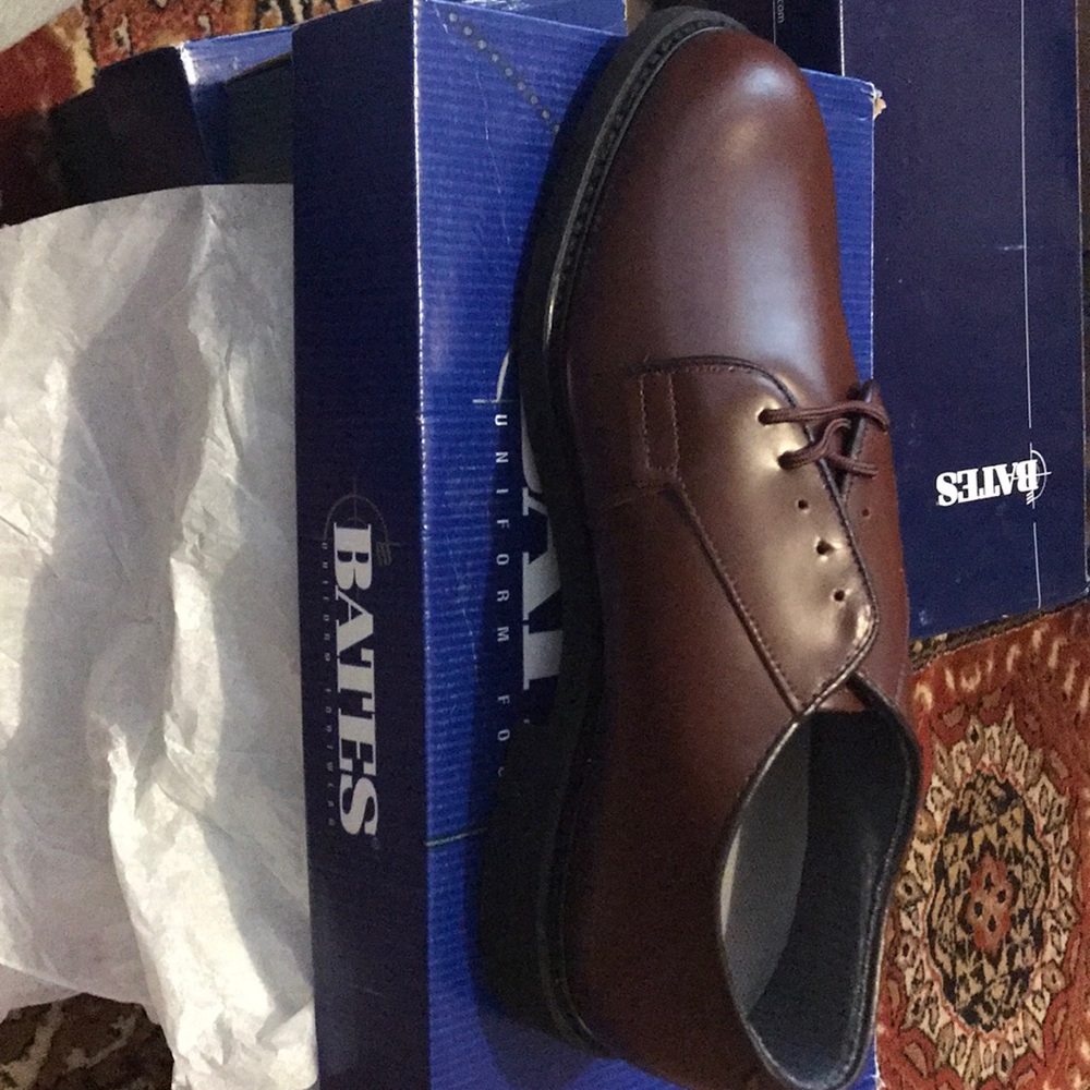 Bates military dress shoes